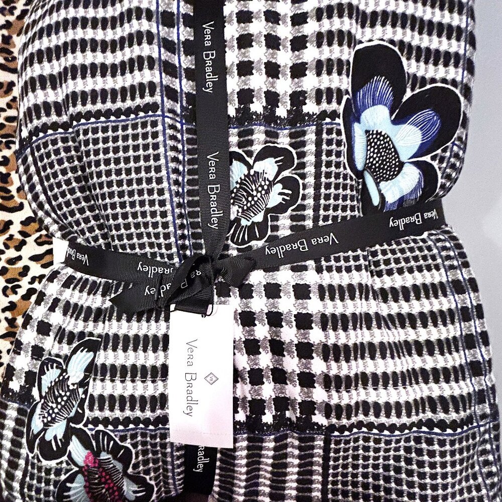 Vera Bradley Bedford Plaid Cozy Life Jersey Throw